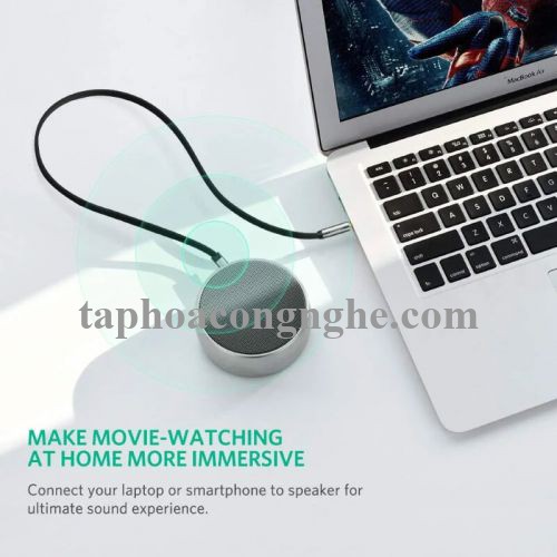 Ugreen 10728 3M màu Đen Cáp âm thanh 2 đầu 3.5mm dương đầu vuông góc mạ vàng AV119 30010728